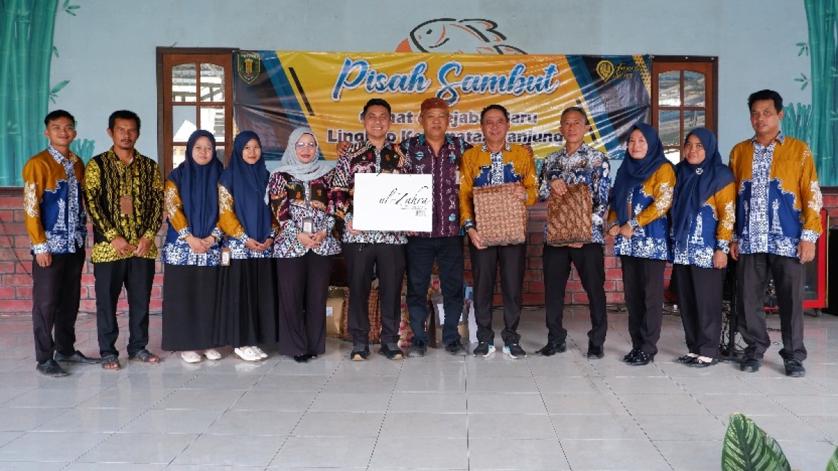 Pisah Sambut Penuh Kekeluargaan, Kecamatan Tanjung Sambut Semangat Baru