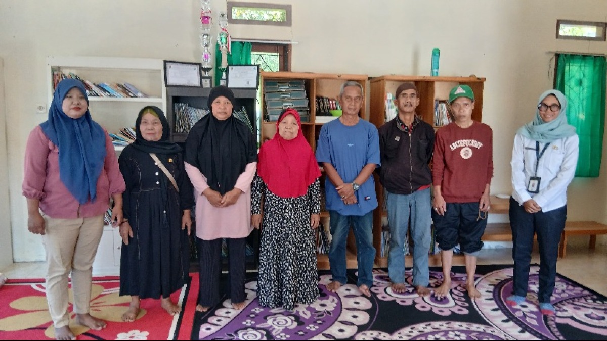 Pertemuan Rutin PKH Kambitin Digelar di Perpustakaan Desa Kambitin