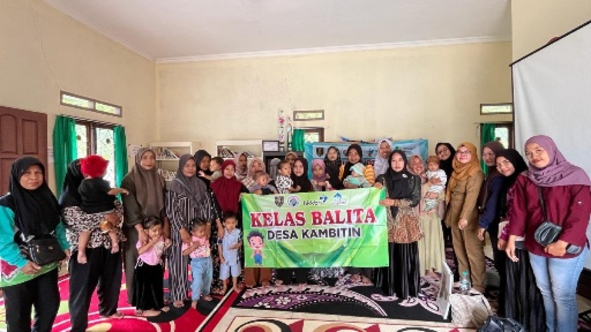 Kelas Balita Desa Kambitin Jadi Ajang Pantau Tumbuh Kembang Anak Bersama Bidan Desa & Tim TPK 