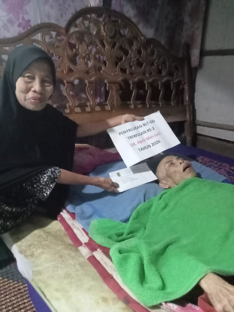 Pembagian BLT DD ub April, Mei dan Juni 2026 desa Ampukung