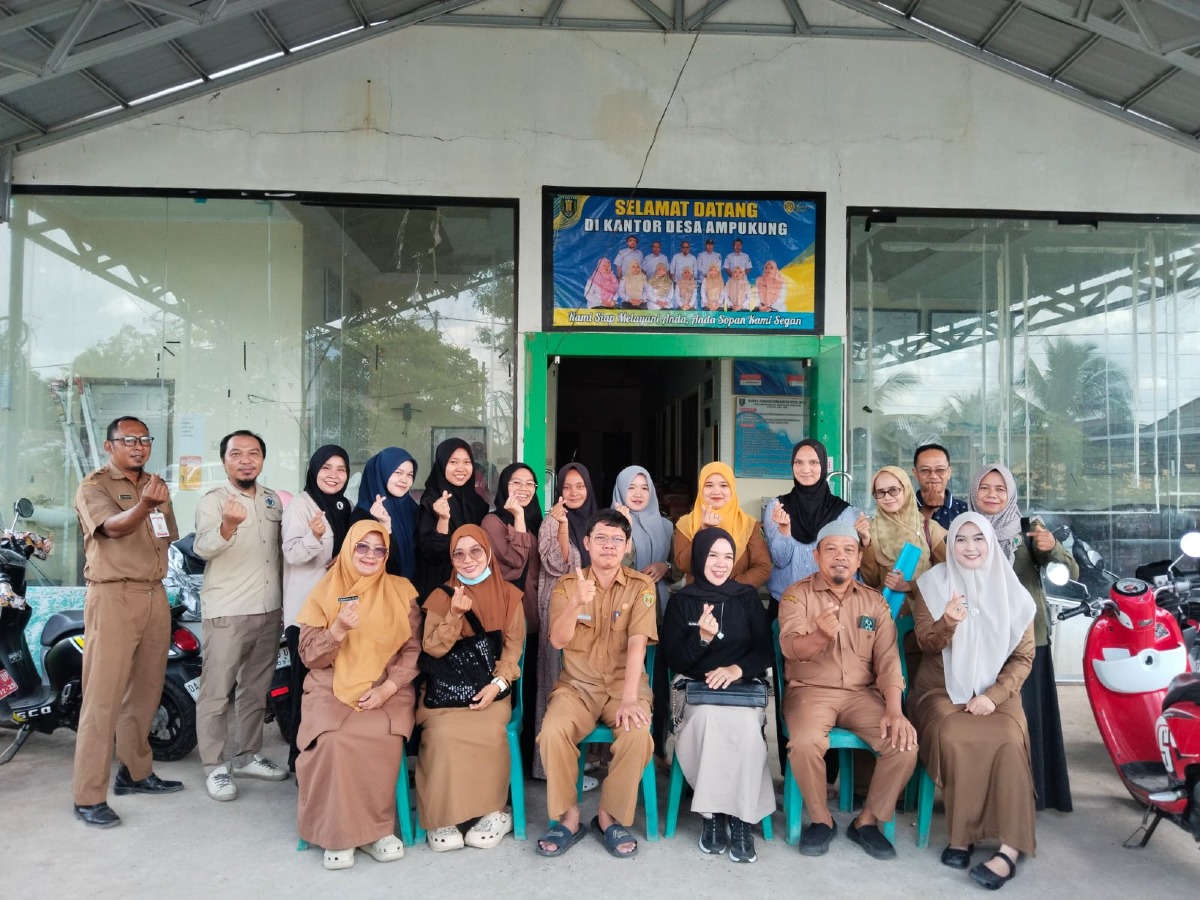 Pembinaan persiapan lomba PHBS di desa Ampukung