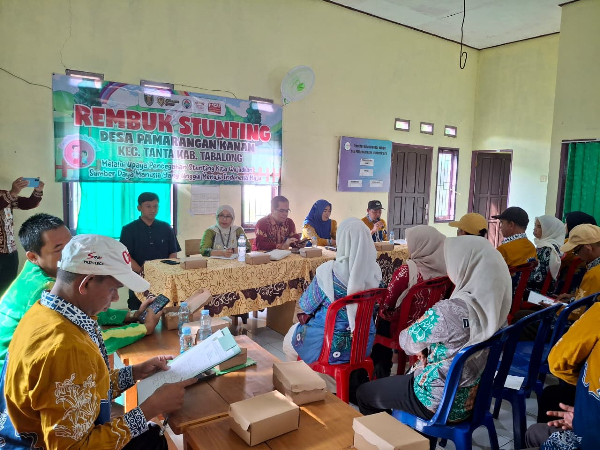Rembuk Stunting Desa Pamarangan Kanan