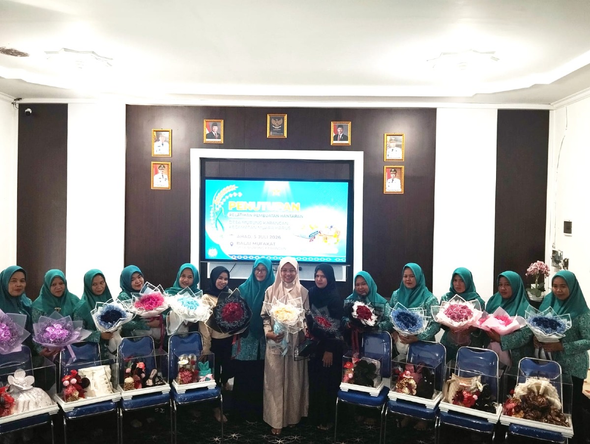 Selesai Pelatihan Hantaran, Ibu-Ibu PKK Murung Karangan Siap Sulap Kreativitas Jadi Ladang Cuan