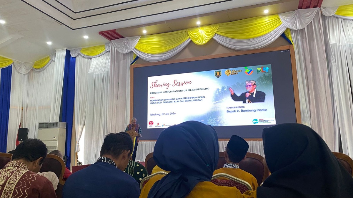 Kepala Desa dan Pegiat proklim desa Mangkupum Menghadiri Sharing Session Proklim yang diselenggarakan oleh DLH Tabalong