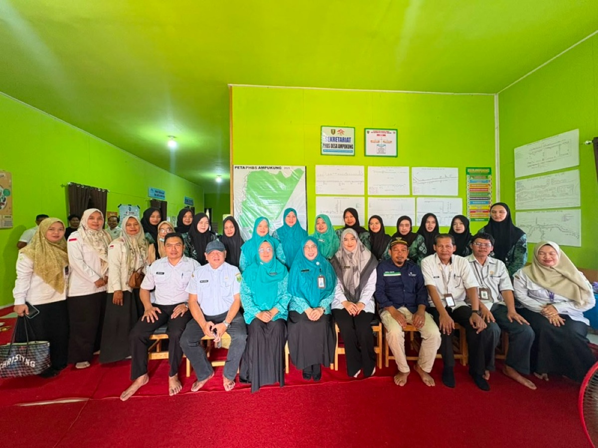 desa Ampukung wakili kecamatan kelua mengikuti lomba PHBS tingkat kabupaten Tabalong