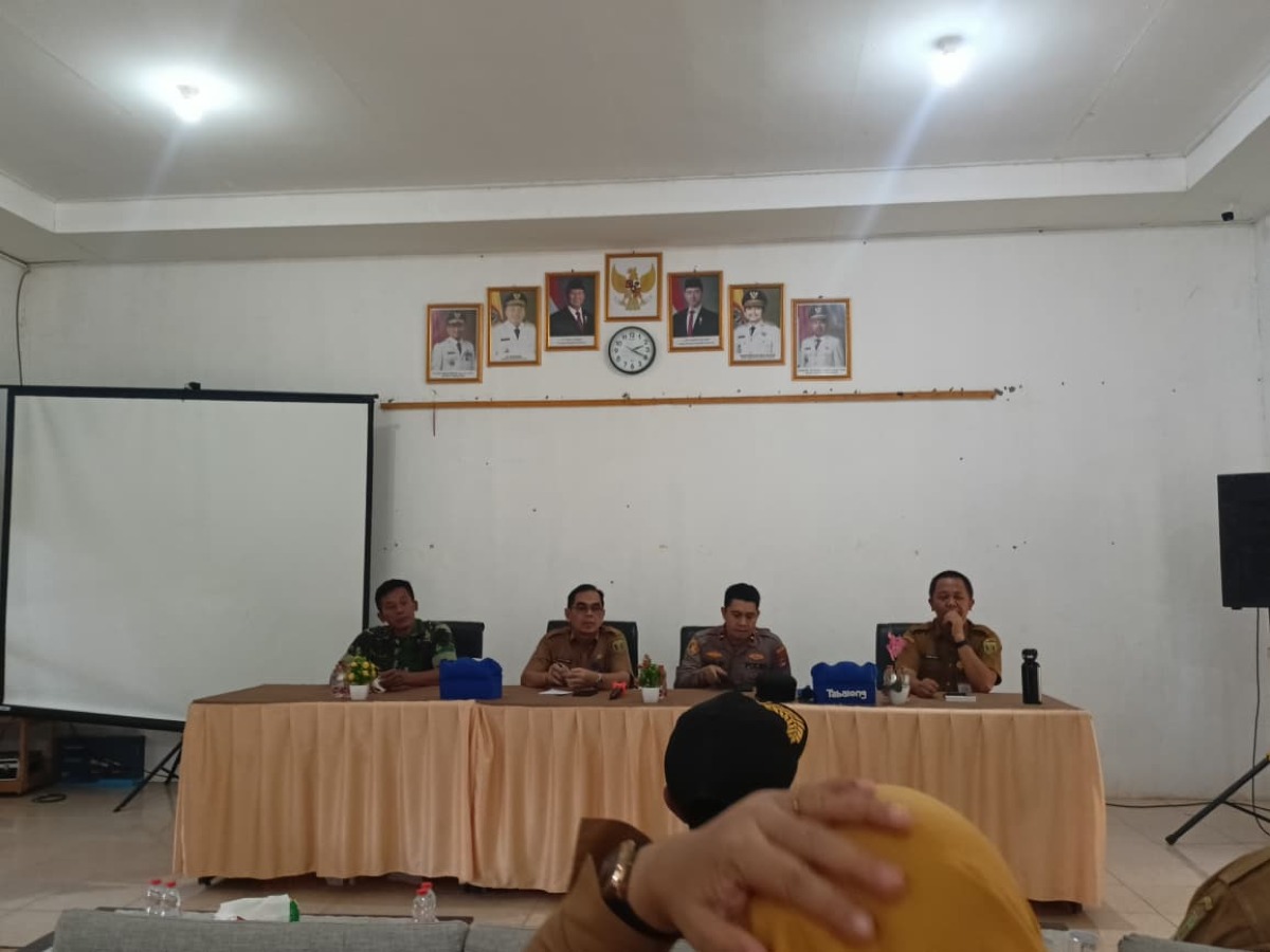 Matangkan Persiapan HUT RI ke-81, Kecamatan Tanta Laksanakan Rapat Koordinasi Bersama Kepala Desa dan Aparatur