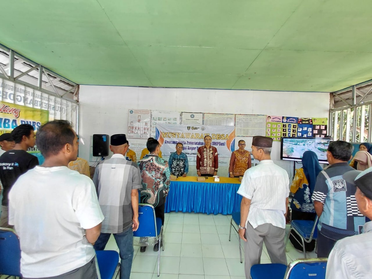 Musyawarah Desa Penyusunan RKPDesa Desa Sungai Anyar