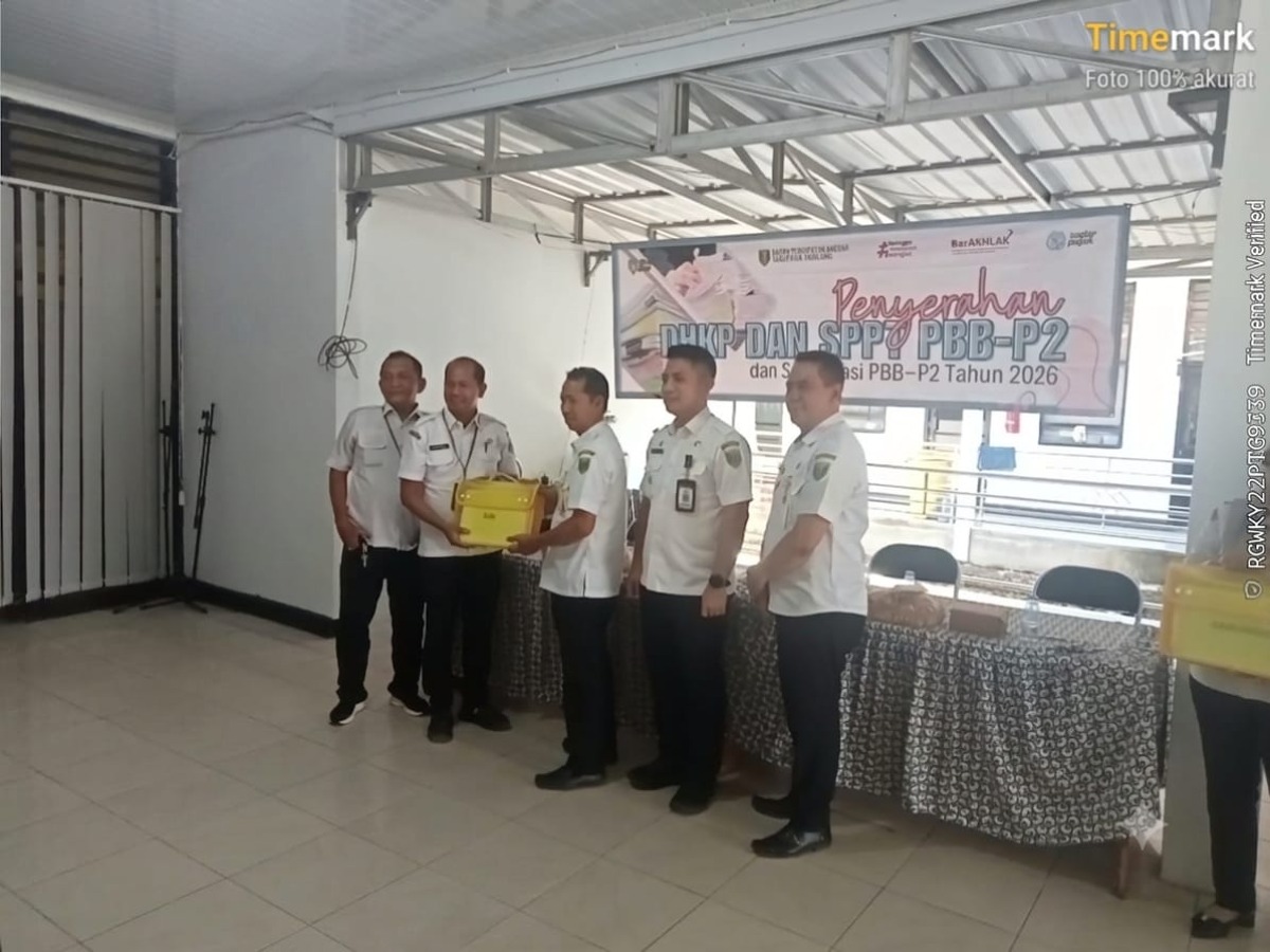 Pemdes Juai terima DHKP dan SPPT PBB-P2 sekaligus Sosialisasi PBB-P2 serta Sosialisasi Digitalisasi Pembayaran Pajak Tahun 2026