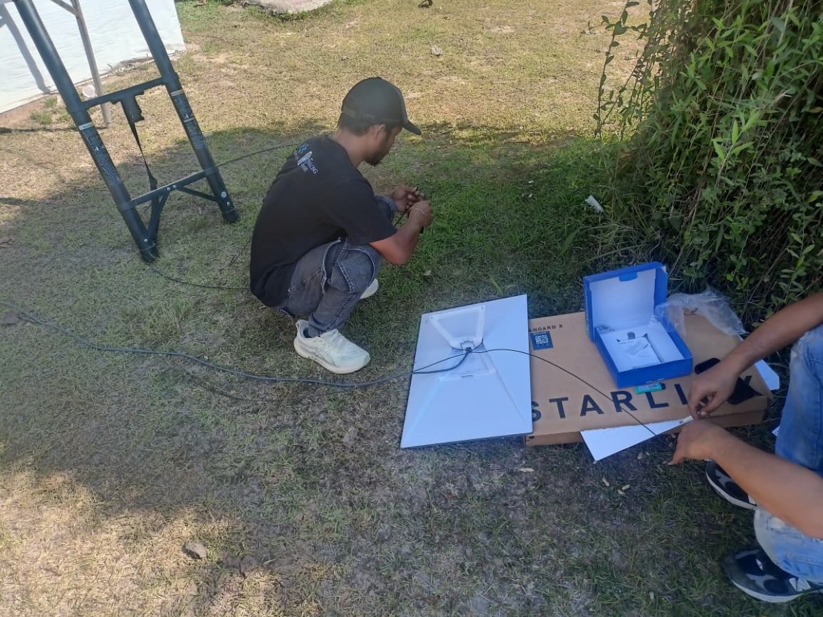 Dukung Transformasi Digital, WiFi Program Bupati Tabalong Dipasang di Desa Padang Panjang