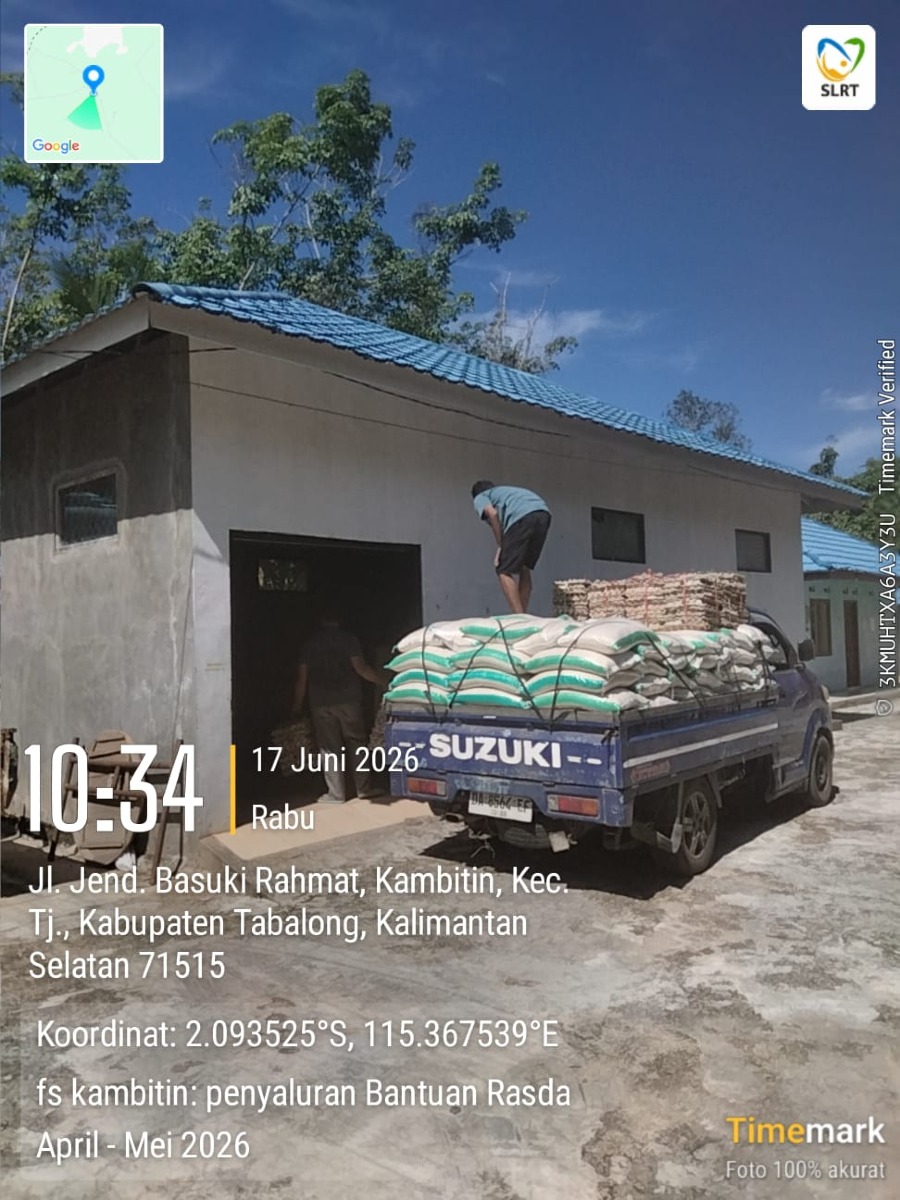 Wujudkan Ketahanan Pangan, Bantuan RASDA April–Mei 2026 Resmi Disalurkan untuk Warga Desa Kambitin