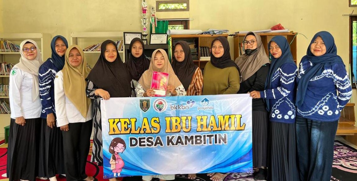 Edukasi Kesehatan Ibu dan Janin, Pemdes Kambitin Gelar Kembali Kelas Ibu Hamil di Perpustakaan Desa
