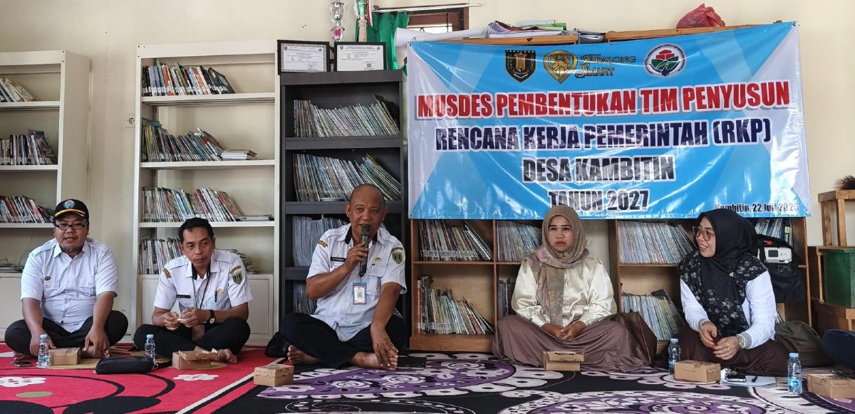 Musdes Pembentukan Tim Penyusun RKP Desa Kambitin Tahun 2027