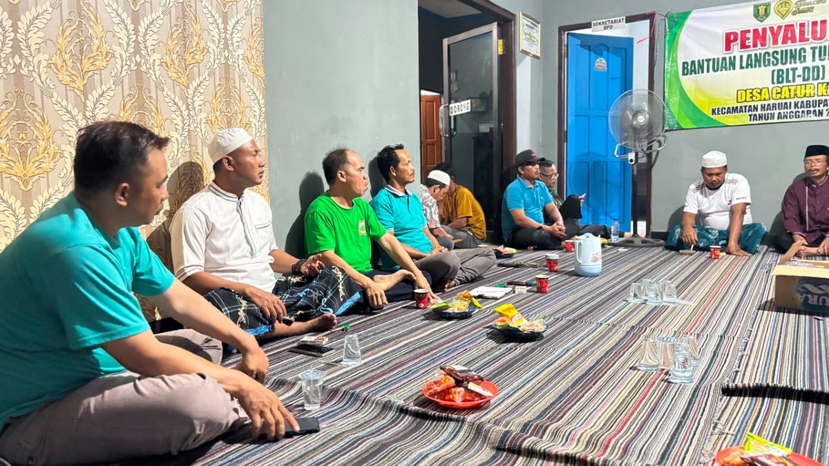 RAPAT LANJUTAN PEMBENTUKAN PANITIA HUT RI KE 81 TAHUN 2026 DESA CATUR KARYA