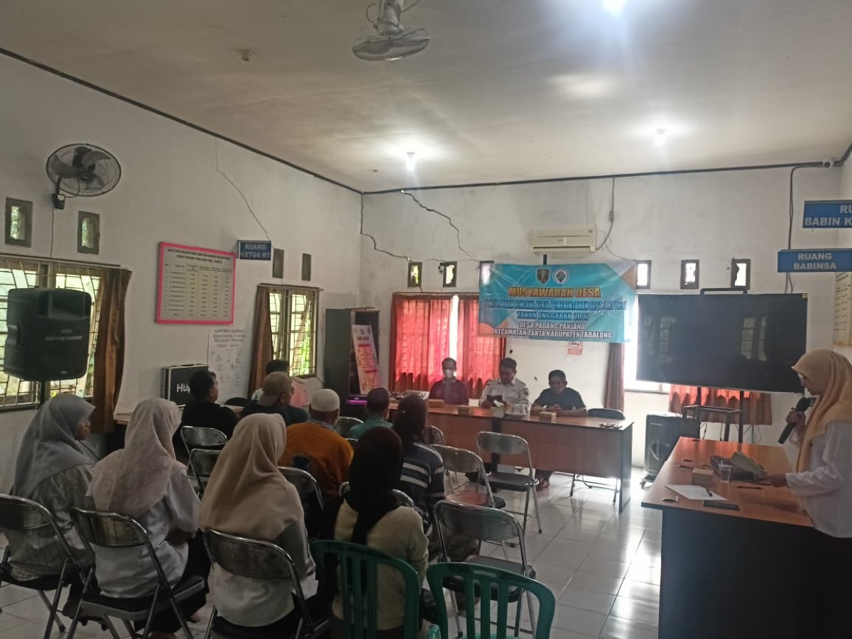 Bersama Warga, Desa Padang Panjang Rancang Program Pembangunan Tahun 2027