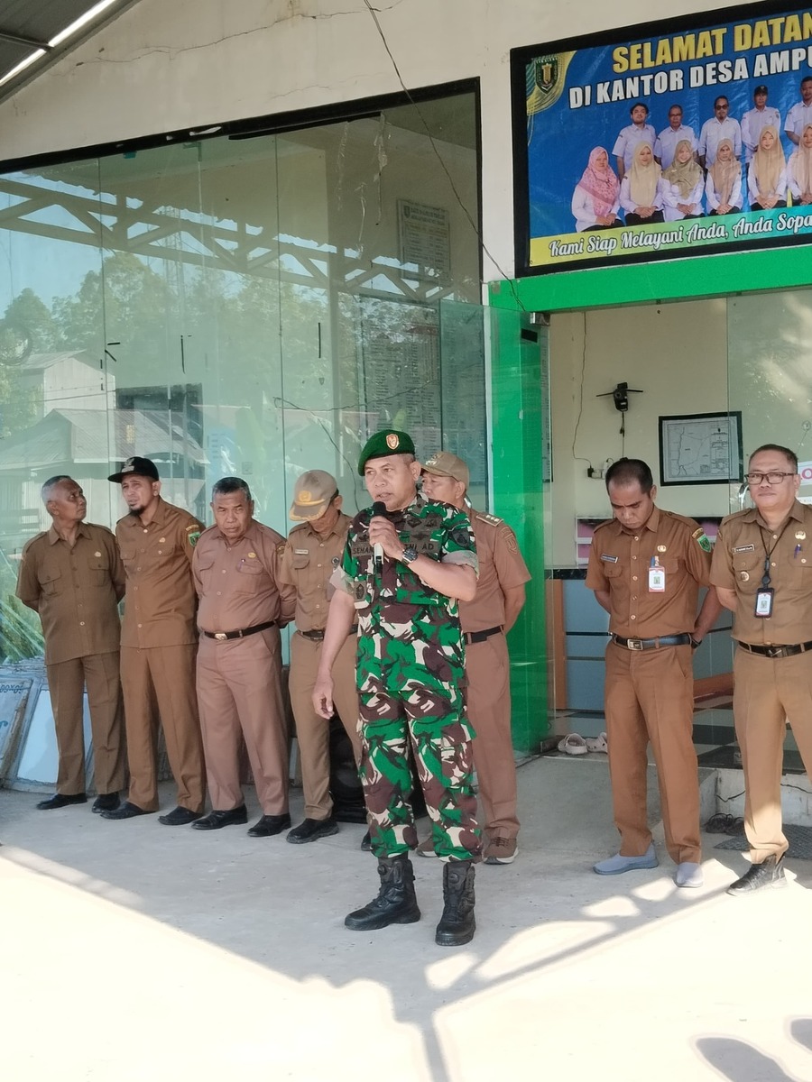apel gabungan lintas kecamatan kelua di desa Ampukung