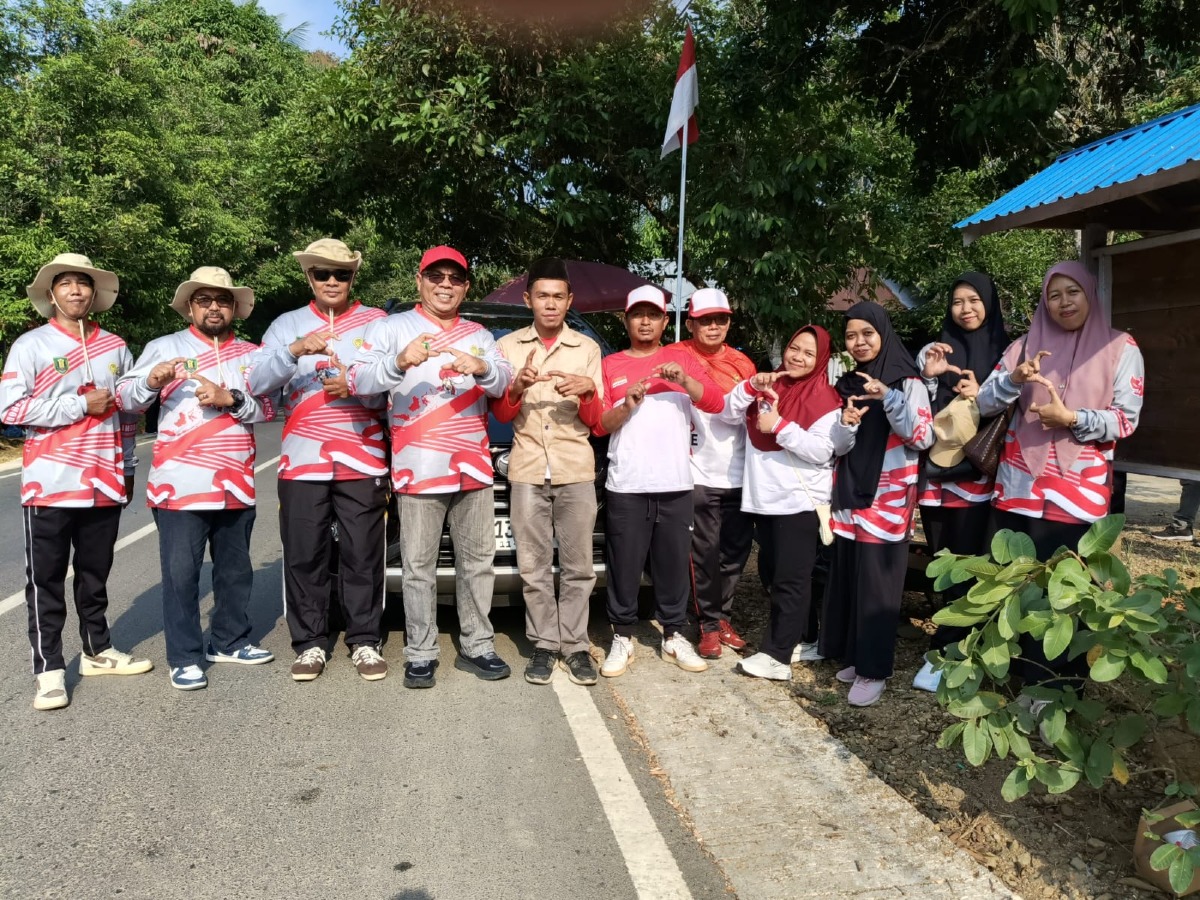 Pemdes Suput Ikuti Napak Tilas Perjuangan di Kecamatan Haruai