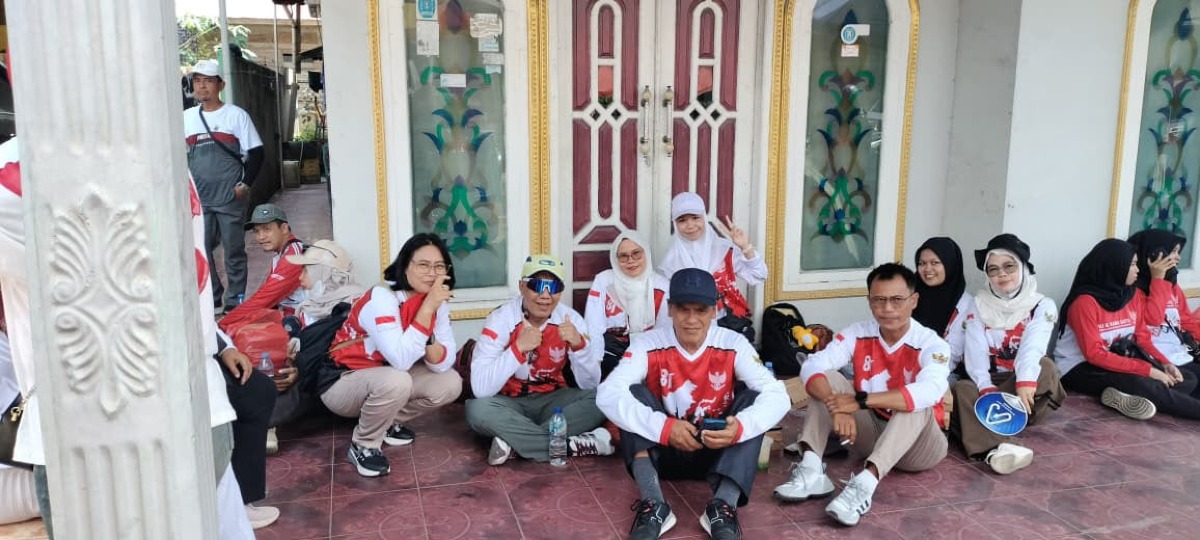 Pemdes Mangkupum Mengikuti Kegiatan Napak Tilas Kecamatan Muara Uya Memperingati HUT ke-81 Kemerdekaan Republik Indonesia