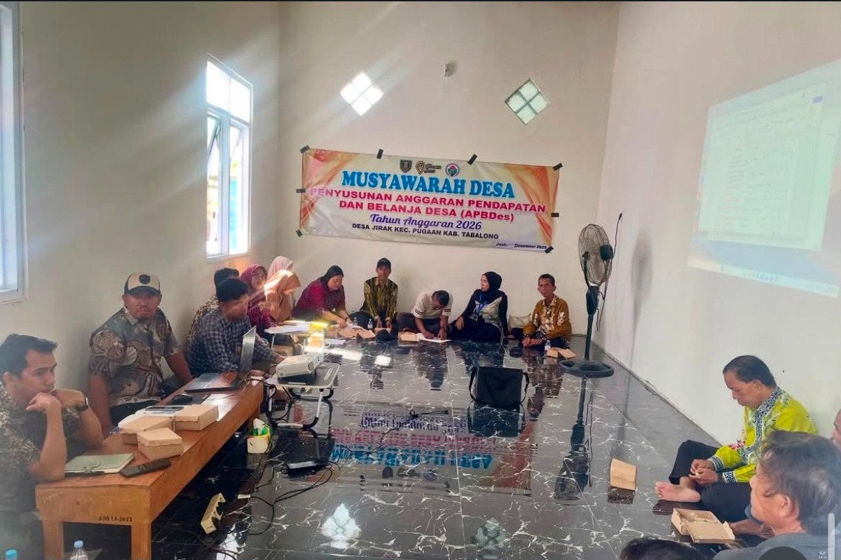 MUSDes penyusunan anggaran pendapatan dan belanja Desa tahun anggaran 2026