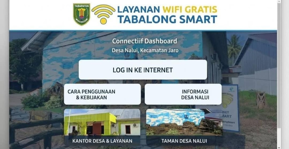 Layanan Internet atau WiFi Gratis Tabalong Smart 