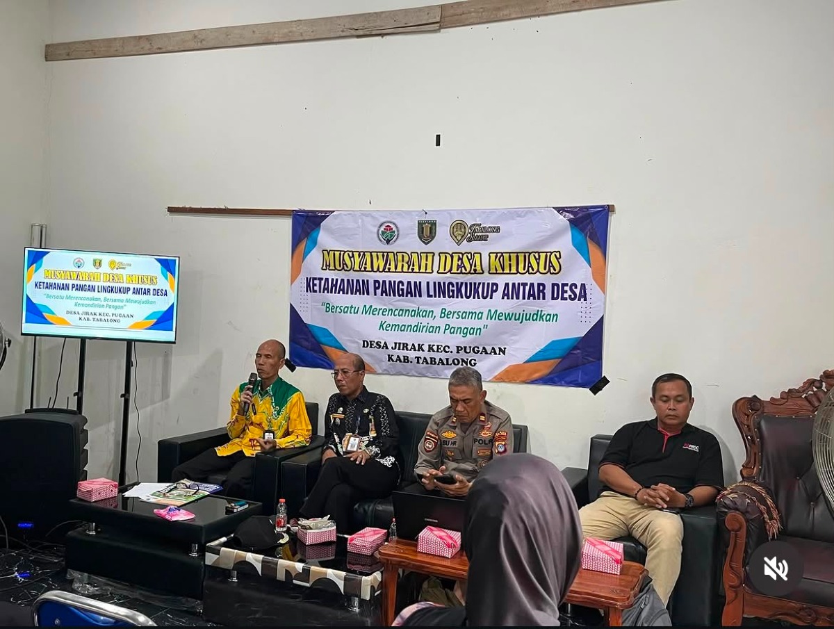 MUSDes Khusus ketahanan pangan lingkup antar Desa
