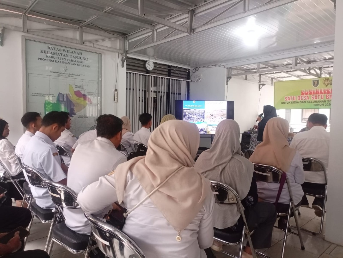 Perkuat Pengelolaan Sampah, DLH Tabalong Gelar Sosialisasi Program "Satu Desa Satu Bank Sampah" di Kecamatan Tanjung