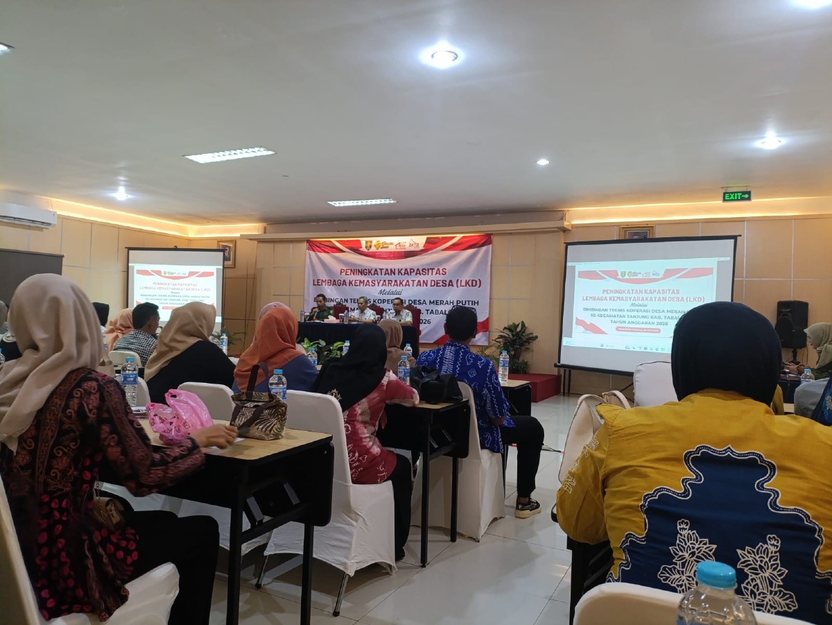 Tingkatkan Kapasitas Pengurus Kopdes Merah Putih, BKAD Tanjung Gelar Pelatihan di Hotel Jelita