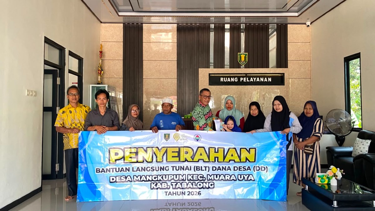 Pembagian BLT DD desa Mangkupum Bulan Agustus