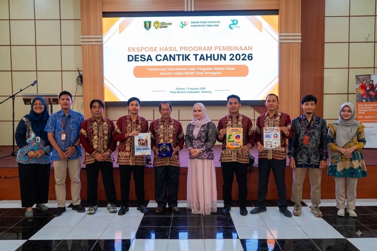 BPS Kabupaten Tabalong Gelar Ekspose Hasil Program Pembinaan Desa Cantik Tahun 2026