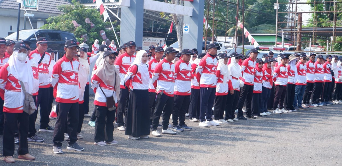 Peringati HUT RI ke-81, Kecamatan Tanjung Gelar Napak Tilas Menelusuri Jejak Sejarah