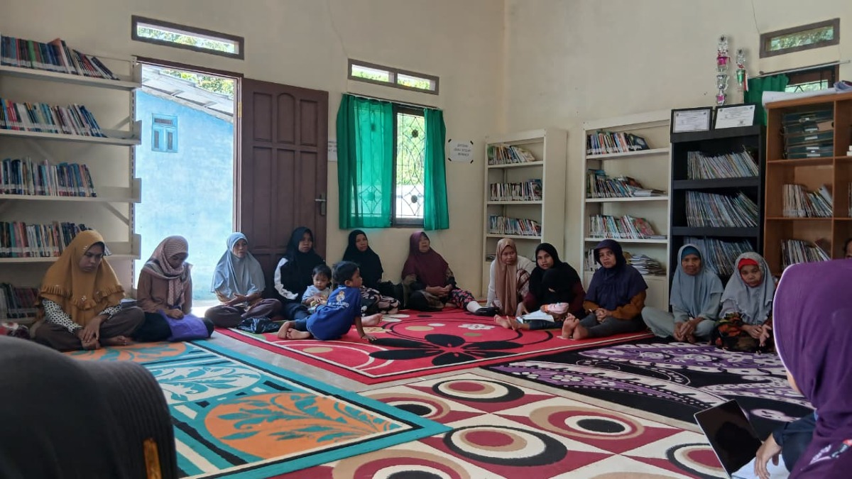 Pertemuan PKH Desa Kambitin Gelar Sosialisasi Bahaya Judi Online