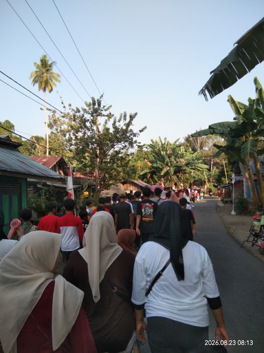 Pemerintah Desa Lumbang melaksanakan Kegiatan Jalan Sehat Dalam Rangka Memeriahkan HUT RI ke 81 Tahun 2026