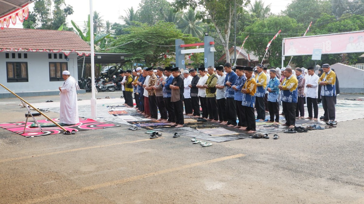 Shalat Istisqa dan Doa Bersama Yang Digelar di Kecamatan Tanjung