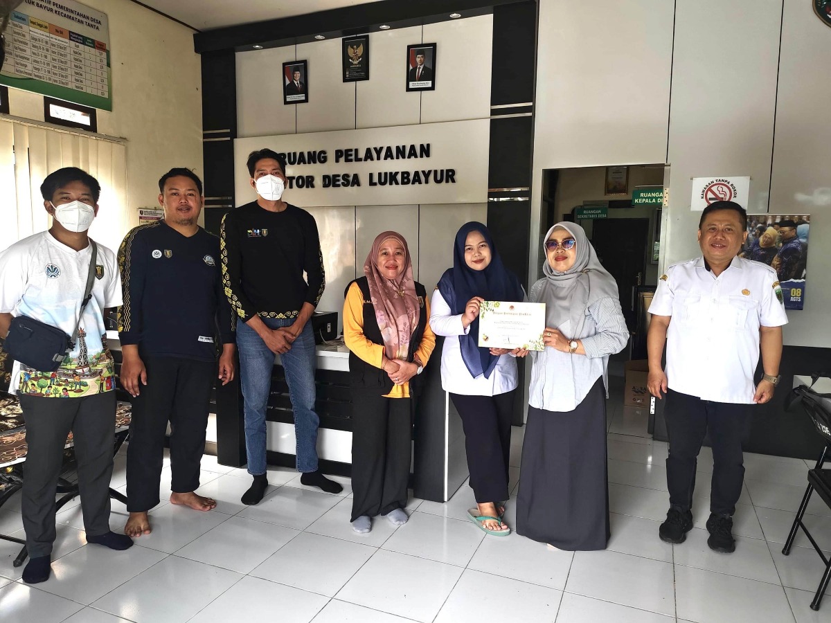 Desa Lukbayur Raih Piagam Partisipasi ProKlim Kategori Madya dari Kementerian LHK