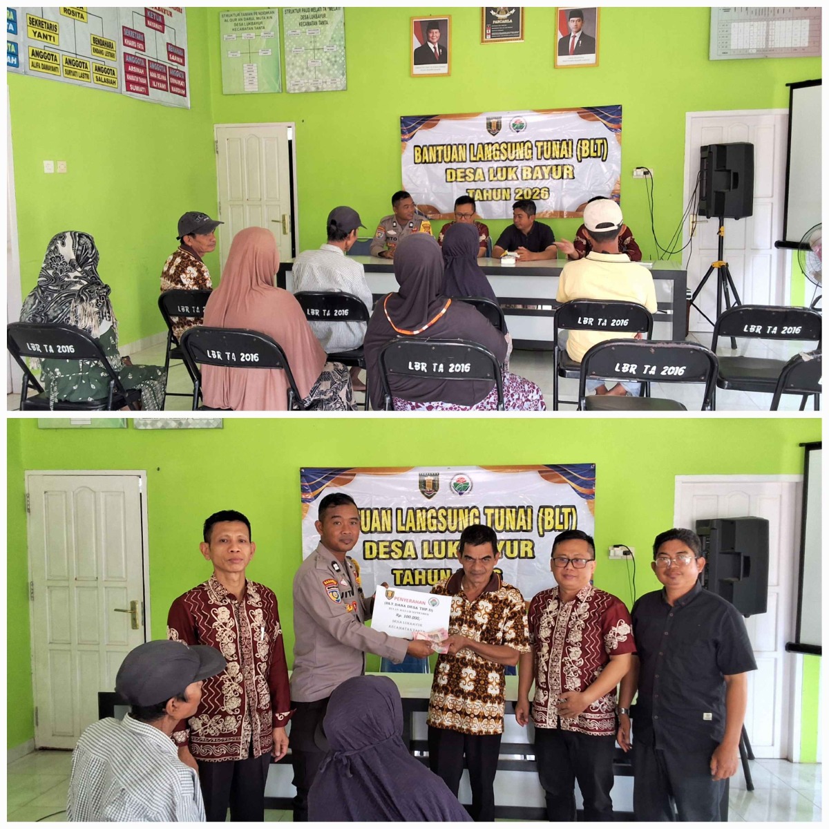 Pemdes Lukbayur Salurkan Bantuan Langsung Tunai (BLT) Dana Desa Tahun 2026