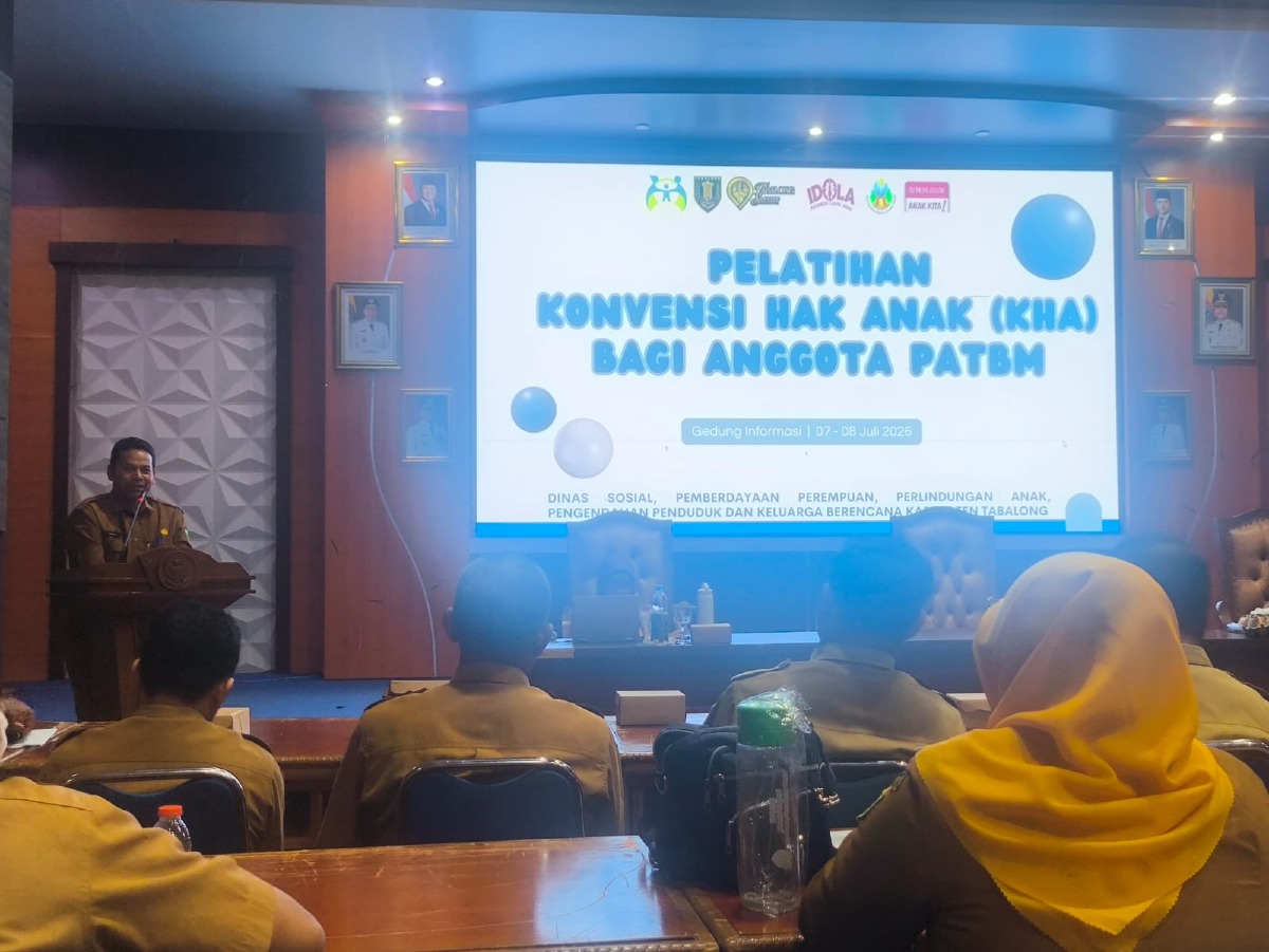 Tingkatkan Perlindungan Anak, Pemdes Juai Ikuti Pelatihan PATBM di Gedung Informasi Tanjung
