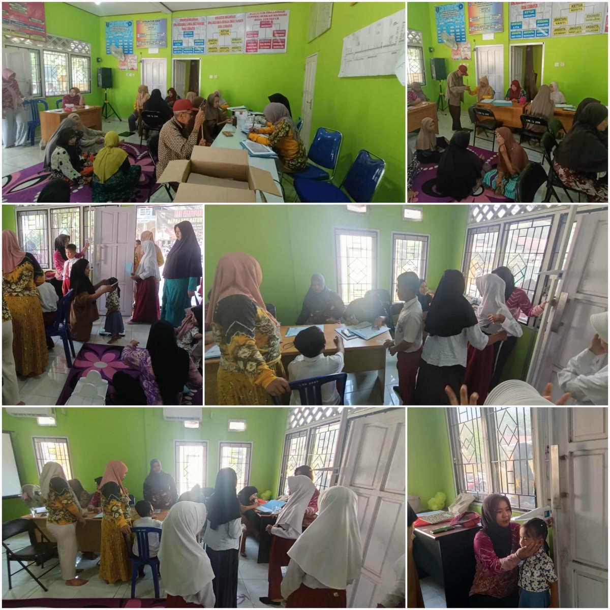 Tingkatkan Layanan Kesehatan Masyarakat, Posyandu 6 SPM Kepodang 1 Desa Luk Bayur Gelar Pemeriksaan Rutin