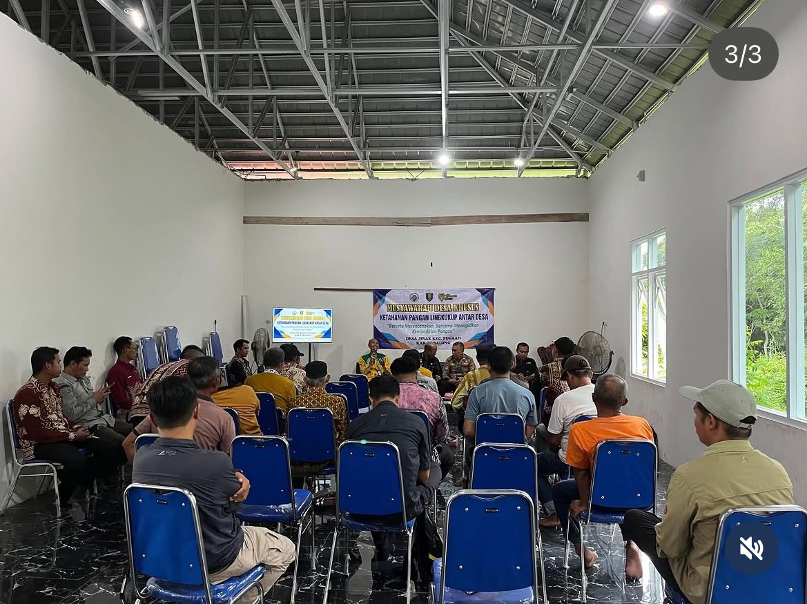 MUSDes khusus ketahanan pangan lingkup anatar desa
