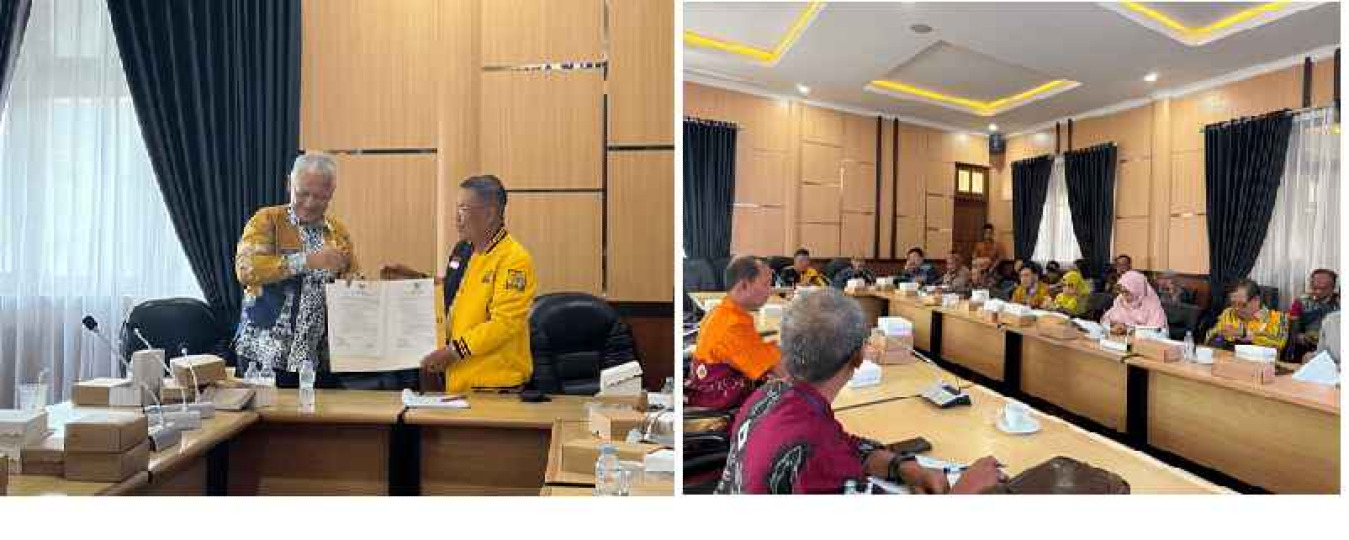 Pembahasan Raperda Pengakuan, Perlindungan dan Pemberdayaan Masyarakat Hukum Adat dengan Komisi III DPRD