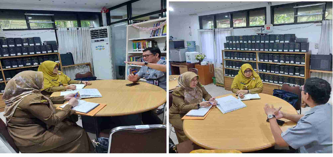Kepala Bagian Hukum bersama JF Analis Hukum Ahli Muda melakukan koordinasi dan konsultasi ke Kanwil Kementerian Hukum 