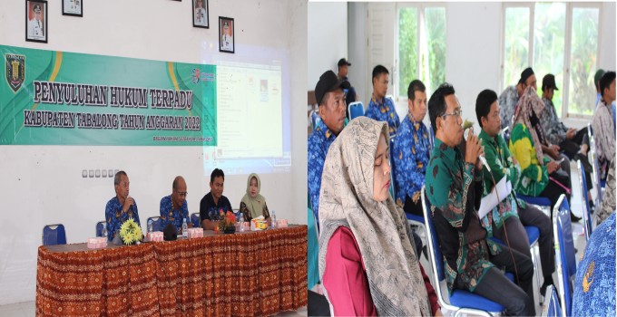 PENYULUHAN HUKUM TERPADU KABUPATEN TABALONG TAHUN 2022 DI KECAMATAN MUARA HARUS