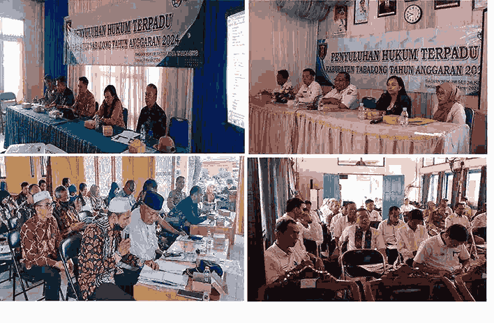Penyuluhan Hukum Terpadu dilaksanakan di kec. Banua Lawas dan Kec. Kelua Pada tanggal 6-7 Maret 2024 yang dihadiri oleh Camat, Tokoh Masyarakat, Kepala Desa, BPD dan staf Kecamatan.
