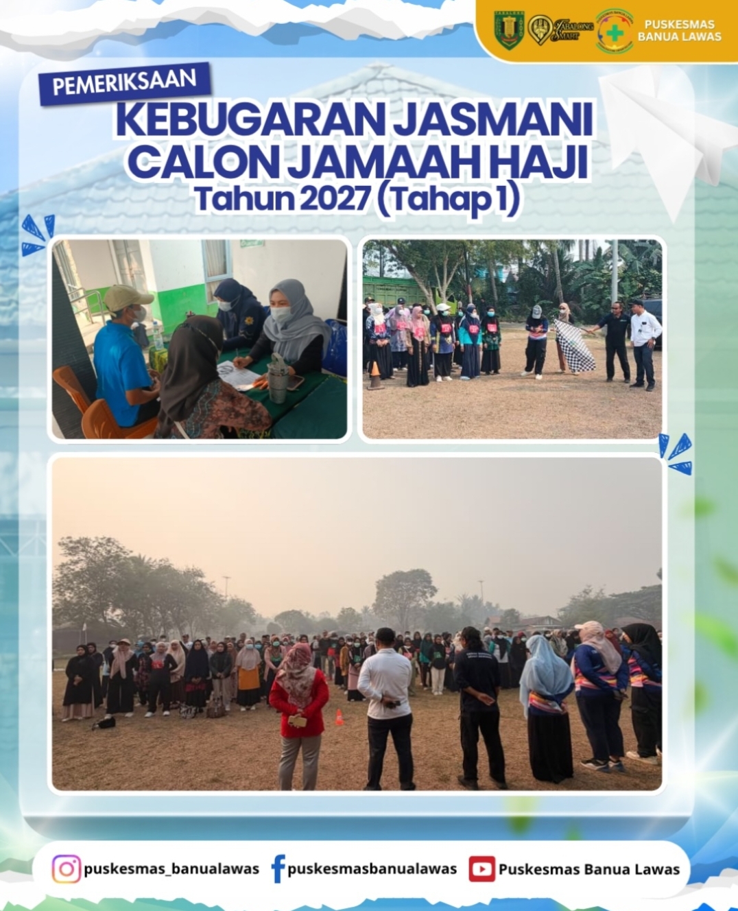 Pemeriksaan Kebugaran Jasmani Calon Jemaah Haji Tahun 2027 ( Tahap )