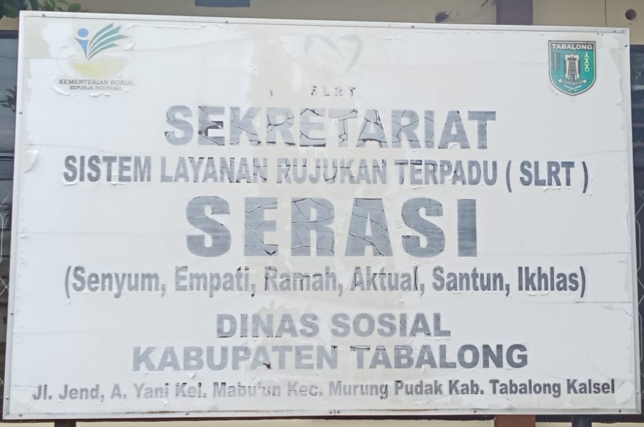  Inovasi Pelayanan SLRT "SERASI" Dinas Sosial, P3AP2KB Kabupaten Tabalong Tahun 2026