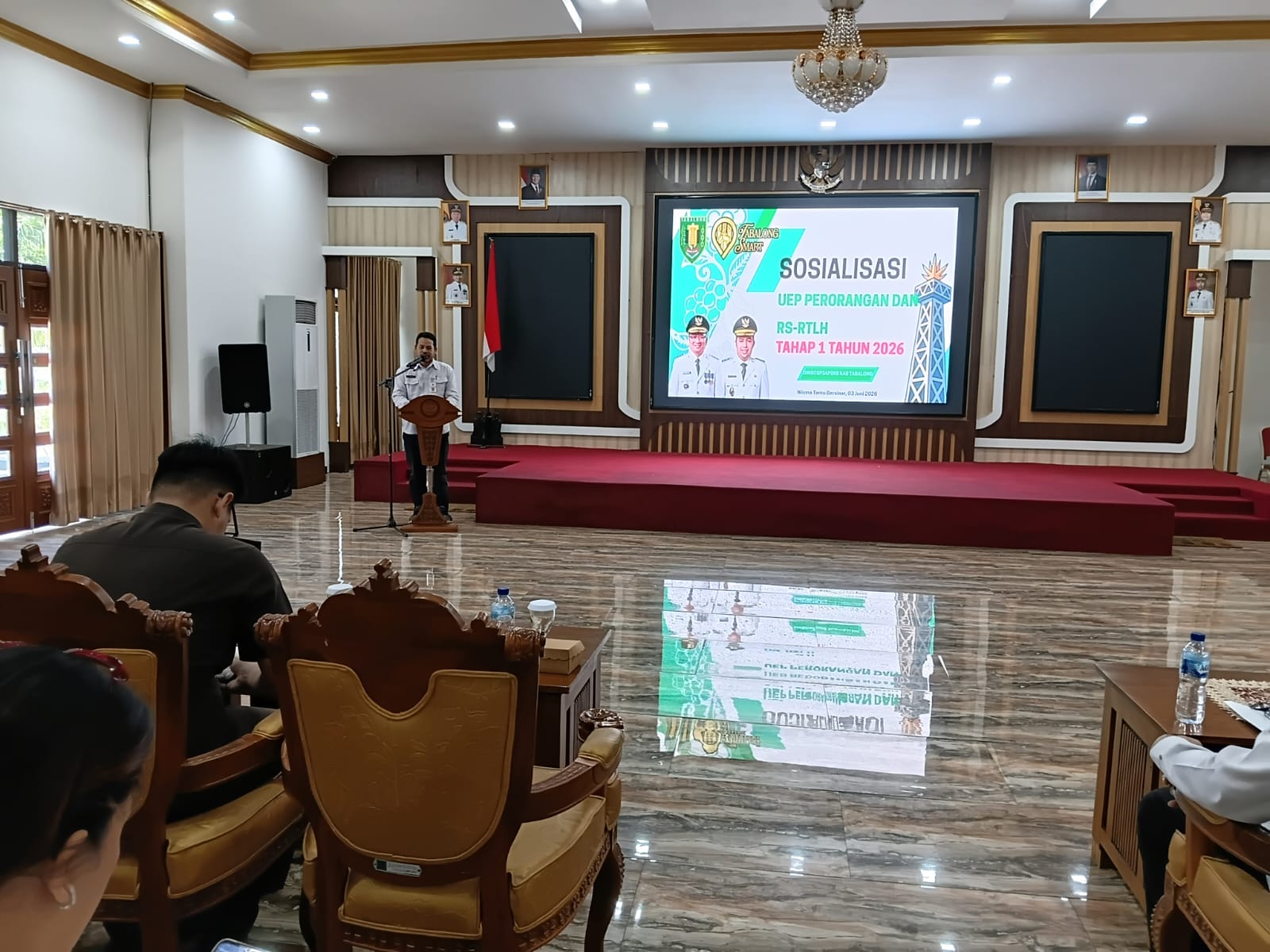 Sosialisasi Program RS-RTLH dan UEP-P Tahap I Tahun 2026, Dinsos P3AP2KB Kabupaten Tabalong Tekankan Pemanfaatan Bantuan Secara Tepat Sasaran