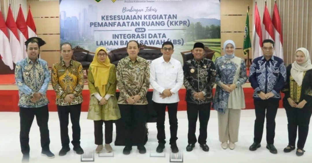 Wakil Bupati Tabalong Hadiri Bimtek KKPR dan Integrasi Data Lahan Baku Sawah untuk Percepat Penetapan LP2B