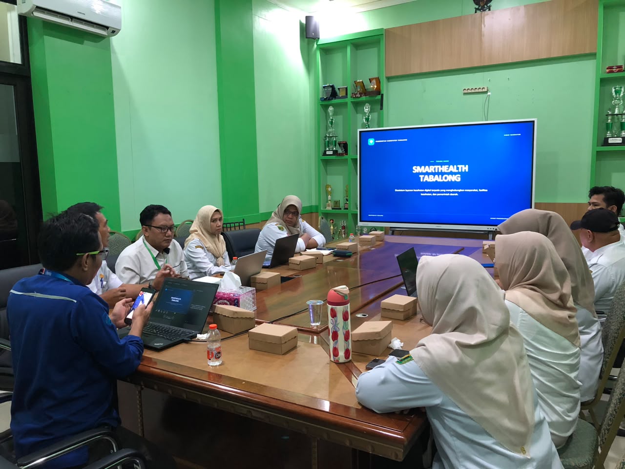 Dinas Kesehatan Tabalong Susun Dashboard Bidang Kesehatan Bersama Diskominfo untuk Perkuat Pengambilan Keputusan Berbasis Data