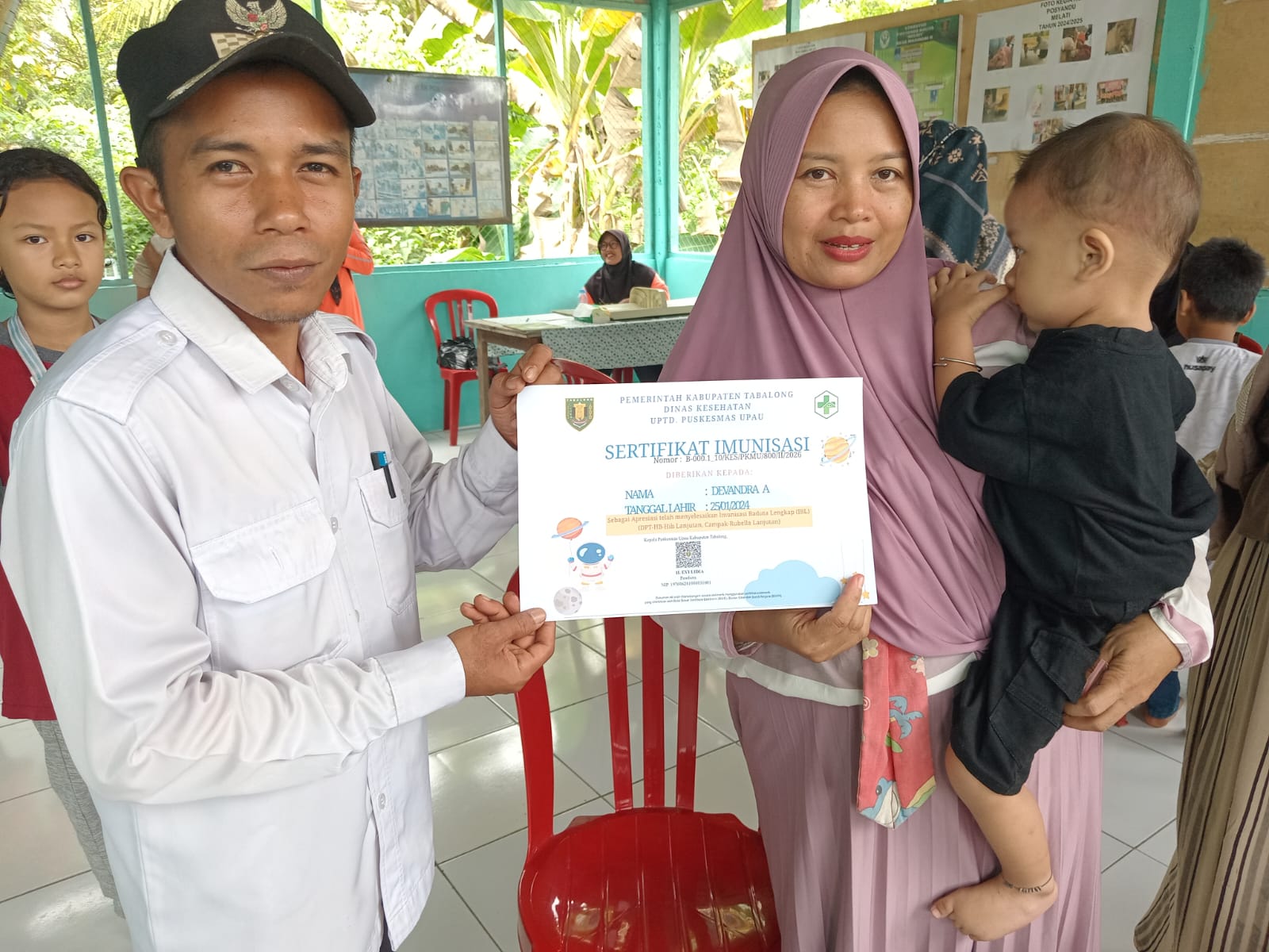 Sertifikat Imunisasi Bagi Anak 
