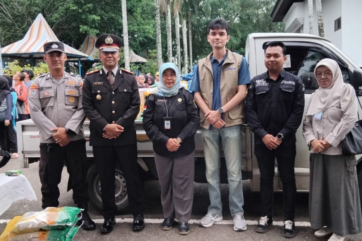 DKP3 Tabalong gelar Gerakan Pangan Murah di HUT Bhayangkara