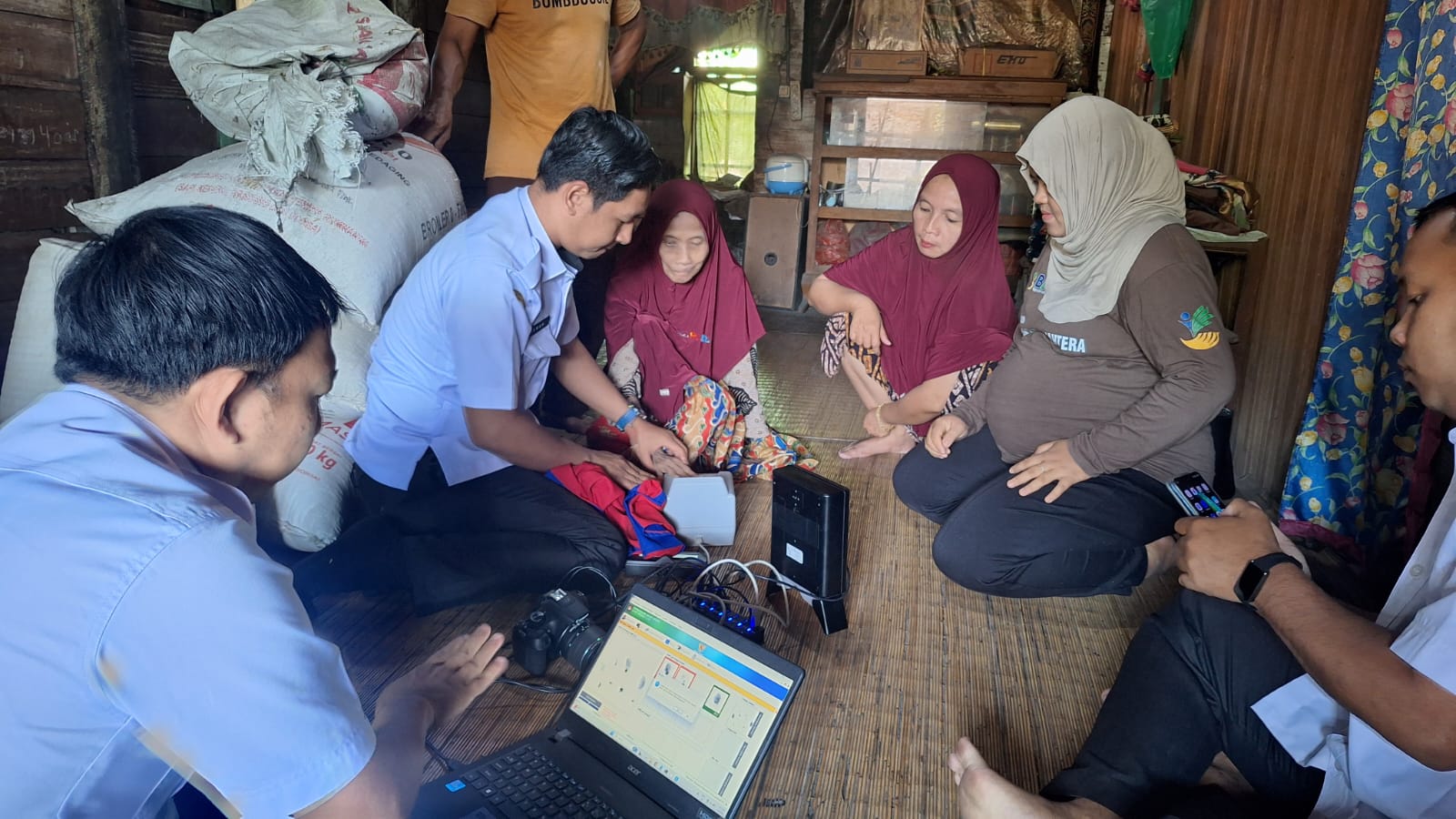 Pelaksanaan Jemput bola (melati intan) di Kecamatan Kelua