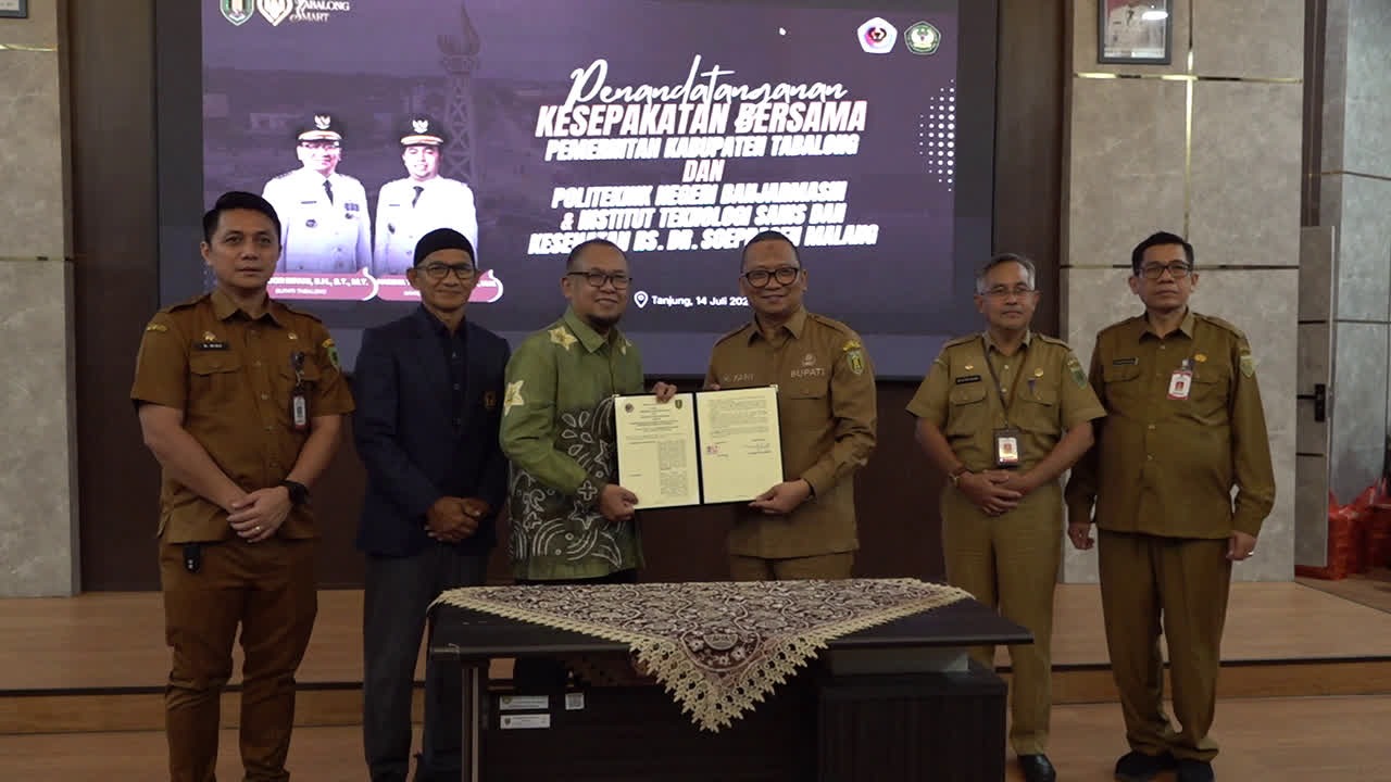 Perluas Beasiswa 1.000 Sarjana, Pemkab Tabalong Gandeng Poliban dan ITSK RS. Dr. Soepraoen Malang